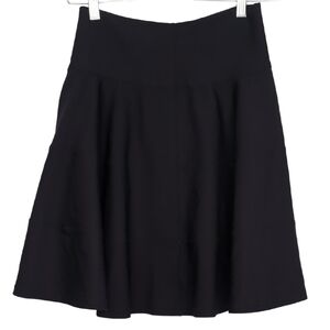 Robert Rodriguez Women's Size 4 Black Midi Mini High waisted Circle Skirt